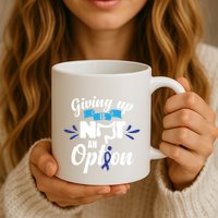 Giving Up Is Not An Option Crc Colon Cancer Awareness Gift Mug