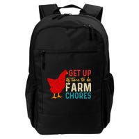 Get Up Its Time To Do Farm Chores Backpack