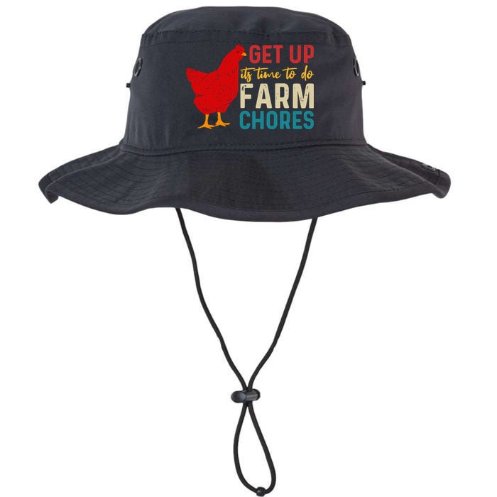 Get Up Its Time To Do Farm Chores Bucket Hat