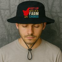 Get Up Its Time To Do Farm Chores Bucket Hat