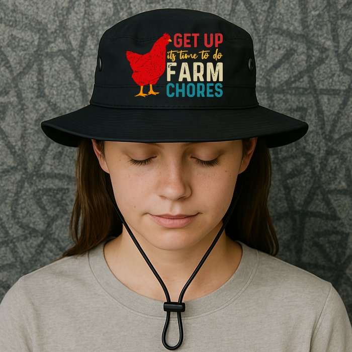 Get Up Its Time To Do Farm Chores Bucket Hat