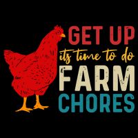 Get Up Its Time To Do Farm Chores 16 in Basic Backpack