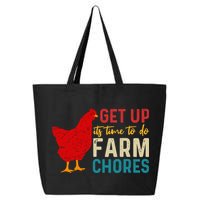 Get Up Its Time To Do Farm Chores 25L Jumbo Tote