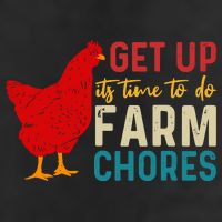 Get Up Its Time To Do Farm Chores 25L Jumbo Tote