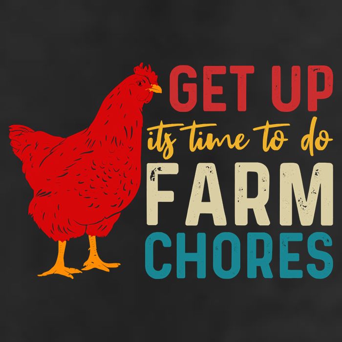 Get Up Its Time To Do Farm Chores Hat