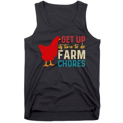 Get Up Its Time To Do Farm Chores Tank Top