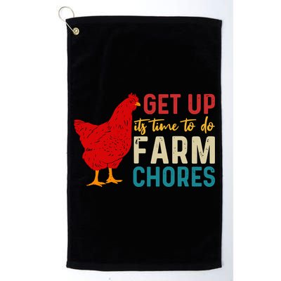 Get Up Its Time To Do Farm Chores Golf Towel