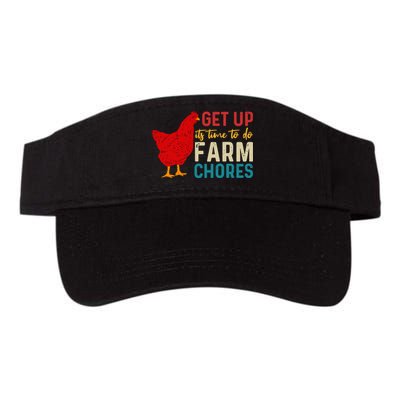 Get Up Its Time To Do Farm Chores Visor