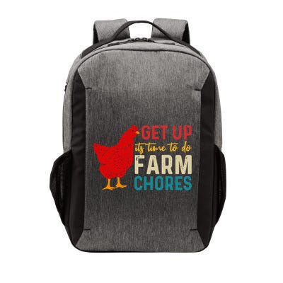 Get Up Its Time To Do Farm Chores Vector Backpack