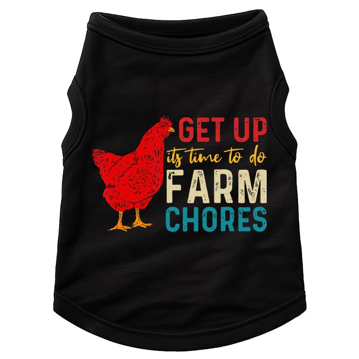 get up it's time to do farm chores Doggie Tank