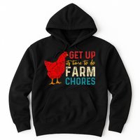 get up it's time to do farm chores Hoodie