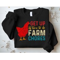get up it's time to do farm chores Sweatshirt