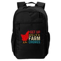 get up it's time to do farm chores Backpack