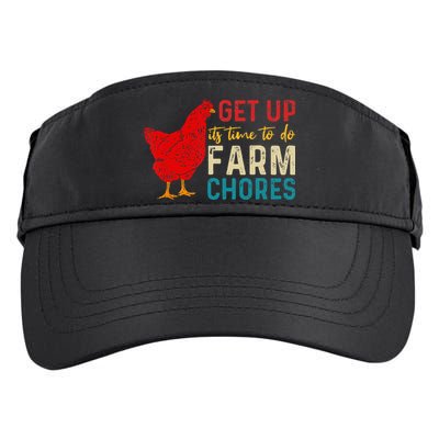 get up it's time to do farm chores Adult Drive Performance Visor
