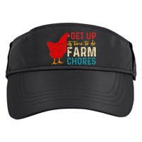 get up it's time to do farm chores Adult Drive Performance Visor