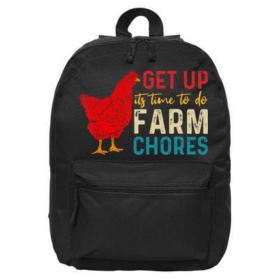 get up it's time to do farm chores 16 in Basic Backpack