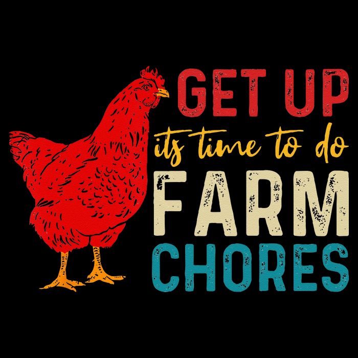 get up it's time to do farm chores 16 in Basic Backpack