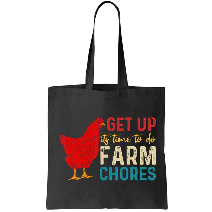 get up it's time to do farm chores Bag