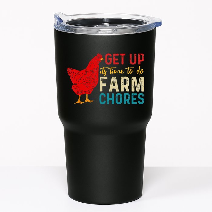 get up it's time to do farm chores Tumbler