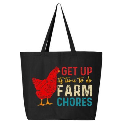 get up it's time to do farm chores 25L Jumbo Tote