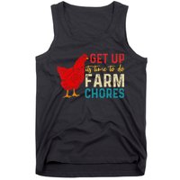 get up it's time to do farm chores Tank Top