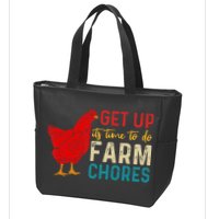 get up it's time to do farm chores Zip Tote Bag