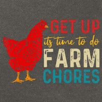 get up it's time to do farm chores Cotton Canvas Backpack