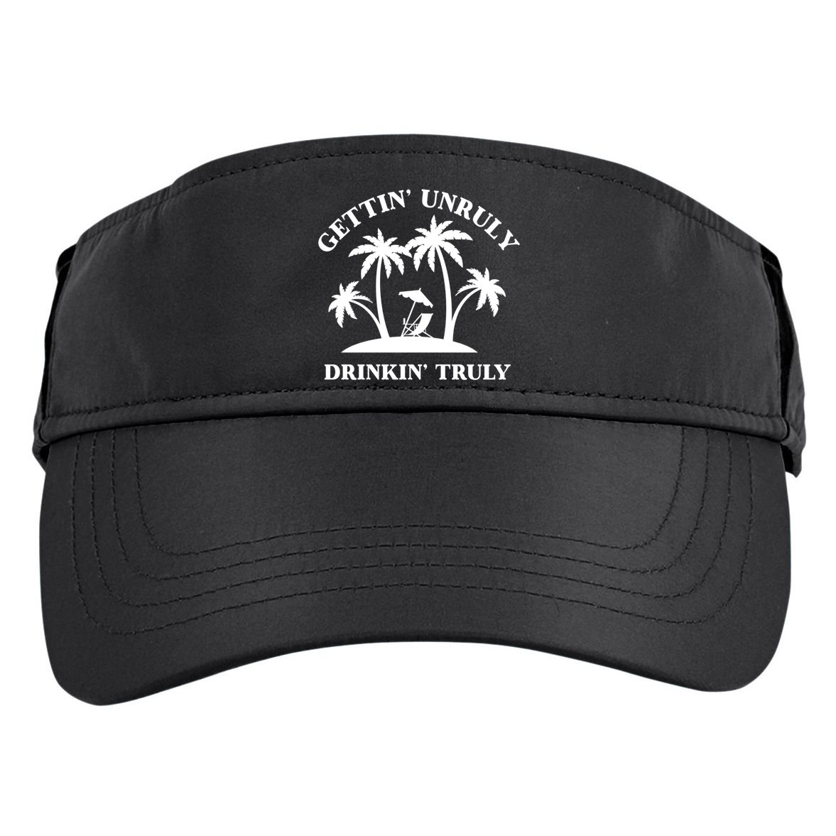 Gettin' Unruly In' Hard Seltzer Summer Beach Alcohol Gift Adult Drive Performance Visor