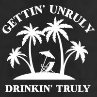 Gettin' Unruly In' Hard Seltzer Summer Beach Alcohol Gift 11oz C Handle Ceramic Mug