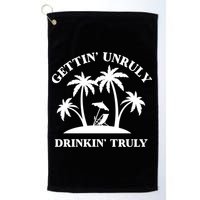 Gettin' Unruly In' Hard Seltzer Summer Beach Alcohol Gift Golf Towel