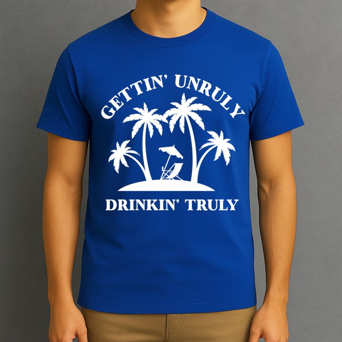 Gettin' Unruly In' Hard Seltzer Summer Beach Alcohol Gift T-Shirt