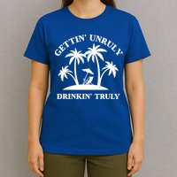 Gettin' Unruly In' Hard Seltzer Summer Beach Alcohol Gift T-Shirt