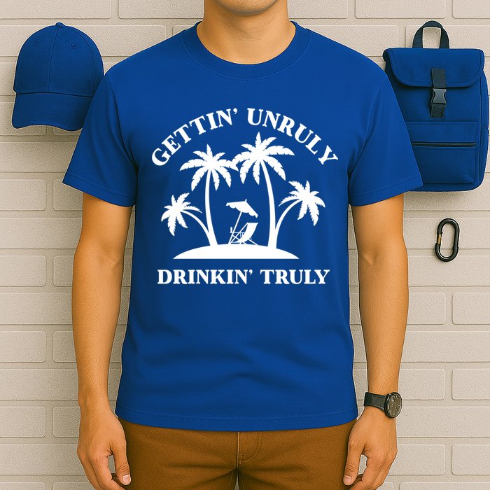 Gettin' Unruly In' Hard Seltzer Summer Beach Alcohol Gift T-Shirt