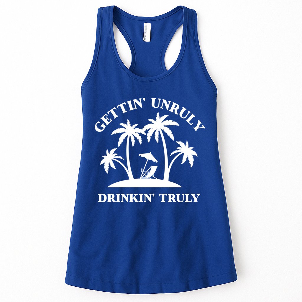 Gettin' Unruly In' Hard Seltzer Summer Beach Alcohol Gift Womens Tank Top