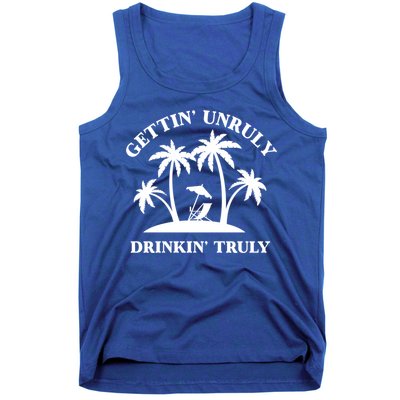 Gettin' Unruly In' Hard Seltzer Summer Beach Alcohol Gift Tank Top