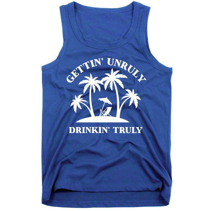 Gettin' Unruly In' Hard Seltzer Summer Beach Alcohol Gift Tank Top