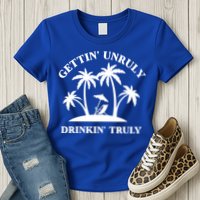 Gettin' Unruly In' Hard Seltzer Summer Beach Alcohol Gift Womens T-Shirt