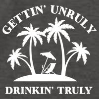 Gettin' Unruly In' Hard Seltzer Summer Beach Alcohol Gift Vector Backpack