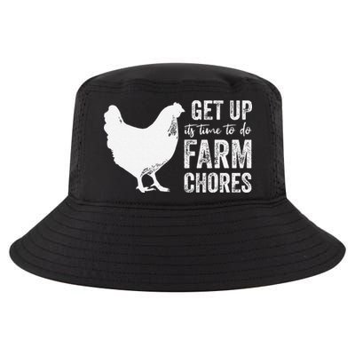 get up its time to do farm chores Cool Comfort Performance Bucket Hat