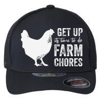 get up its time to do farm chores Flexfit Unipanel Trucker Cap