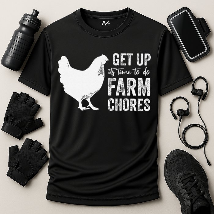 get up its time to do farm chores Performance Shirt