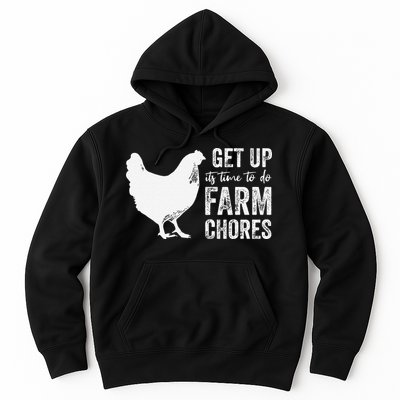 get up its time to do farm chores Hoodie