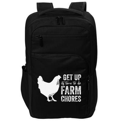get up its time to do farm chores Impact Tech Backpack