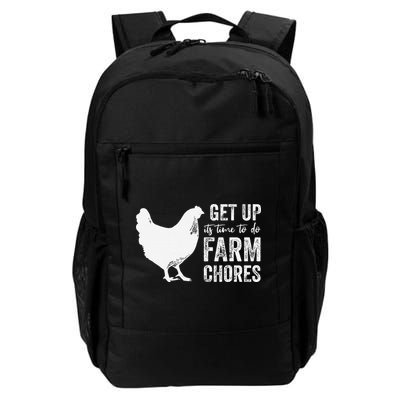 get up its time to do farm chores Backpack