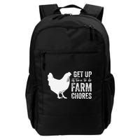 get up its time to do farm chores Backpack