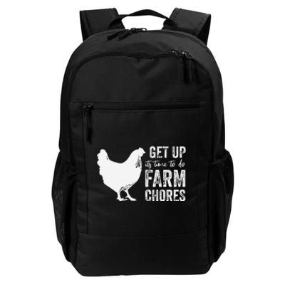 get up its time to do farm chores Daily Commute Backpack