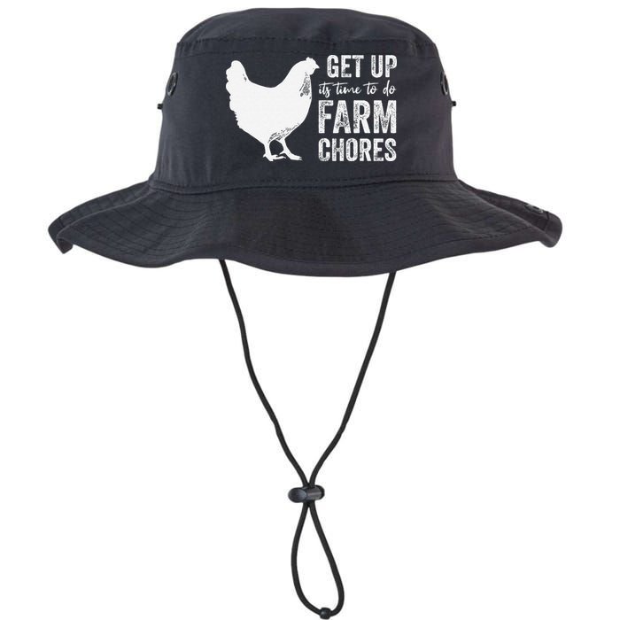 get up its time to do farm chores Bucket Hat