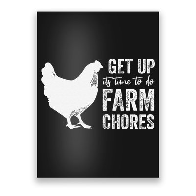 get up its time to do farm chores Poster