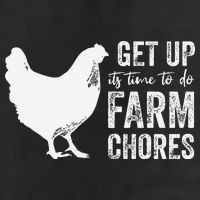 get up its time to do farm chores 25L Jumbo Tote