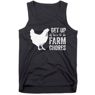 get up its time to do farm chores Tank Top
